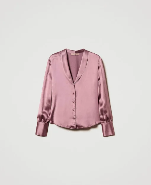 Chemise Avec Col Châle