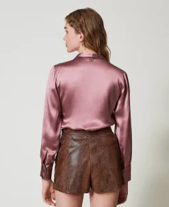 Chemise Avec Col Châle