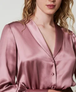 Chemise Avec Col Châle