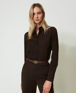 Chemise En Crêpe De Chine
