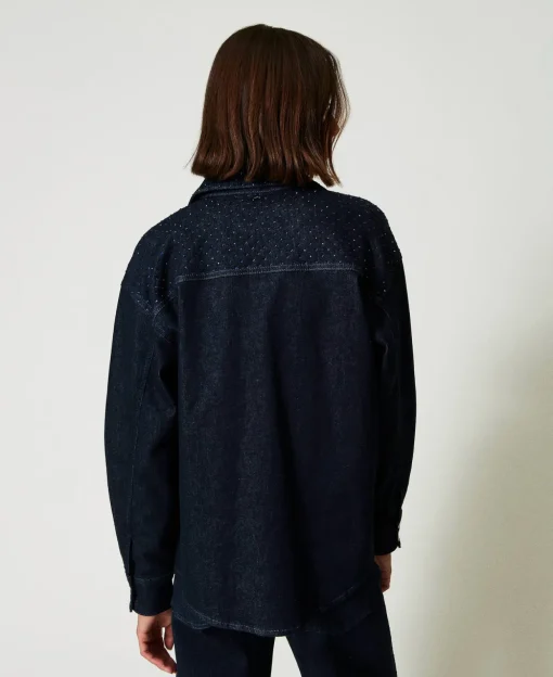 Chemise En Jean Avec Strass