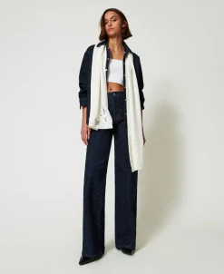 Chemise En Jean Avec Strass