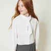 Chemise En Popeline Avec Cravate