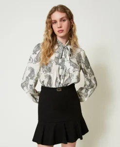 Chemise Jacquard Avec Imprimé Jaguar