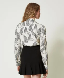 Chemise Jacquard Avec Imprimé Jaguar