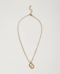 Collier Avec Oval T Floral
