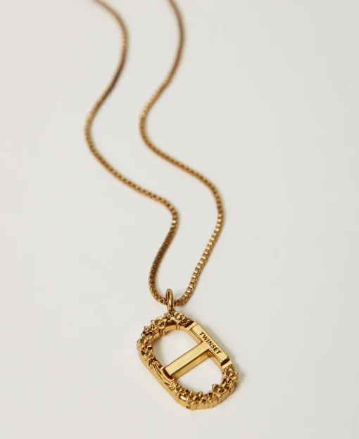 Collier Avec Oval T Floral