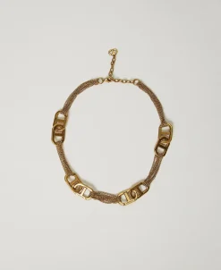 Collier Ras-du-cou Avec Oval T