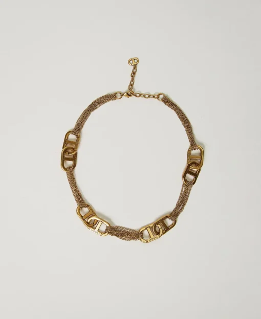 Collier Ras-du-cou Avec Oval T