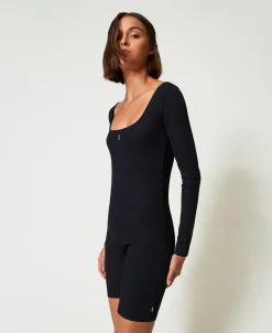 Combi-short MYFO Côtelée Avec Logo