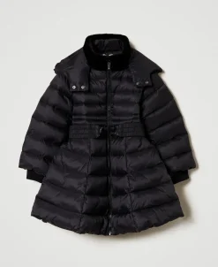 Doudoune Matelassée Avec Ceinture Oval T