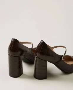 Escarpins Avec Imprimé Croco