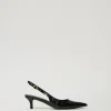 Escarpins Slingbacks Avec Imprimé Croco