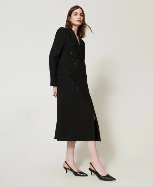 Escarpins Slingbacks Avec Imprimé Croco