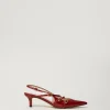 Escarpins Slingbacks Vernis Avec Brides