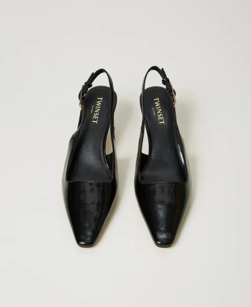 Escarpins Slingbacks Vernis