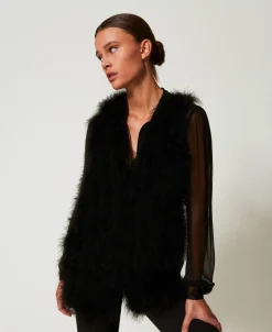 Gilet Avec Plumes