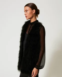 Gilet Avec Plumes