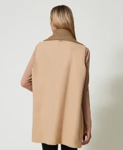 Gilet En Drap Avec Franges