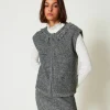 Gilet En Maille Bouclée Recyclée