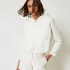 Gilet Rembourré Avec Torsades
