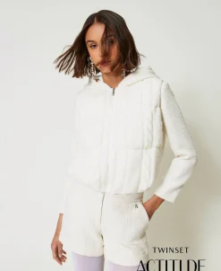 Gilet Rembourré Avec Torsades