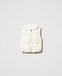 Gilet Rembourré Avec Torsades