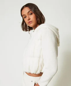 Gilet Rembourré Avec Torsades