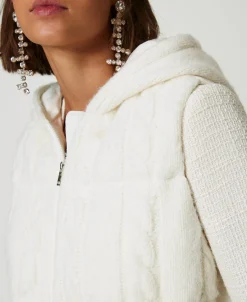 Gilet Rembourré Avec Torsades