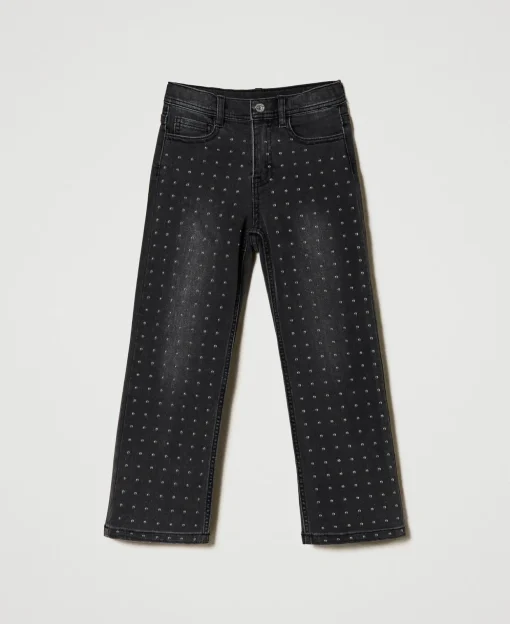 Jean Cinq Poches Avec Clous