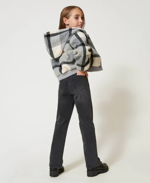 Jean Cinq Poches Avec Clous