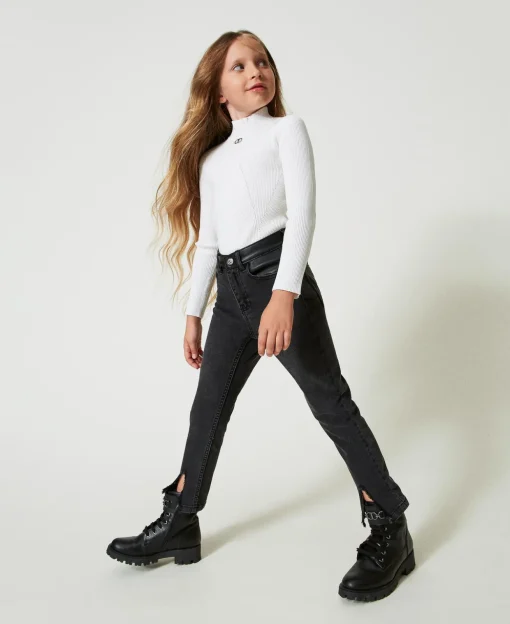 Jean Skinny Avec Fentes