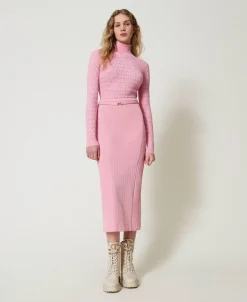 Jupe En Scuba Jacquard