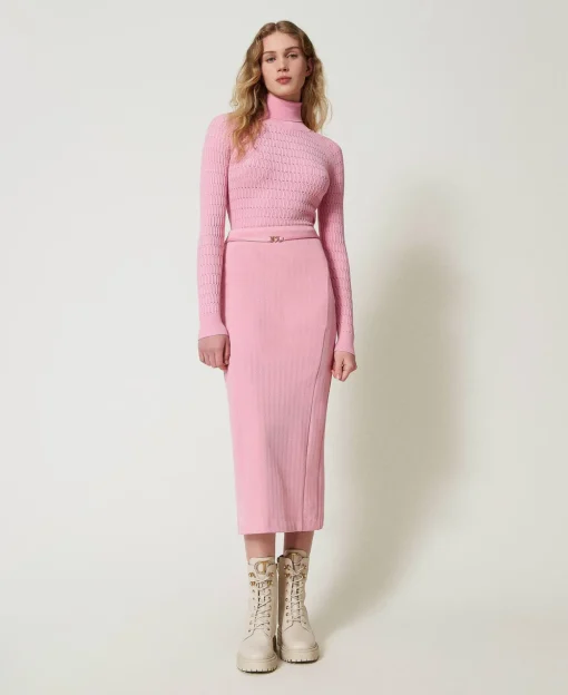 Jupe En Scuba Jacquard
