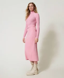 Jupe En Scuba Jacquard
