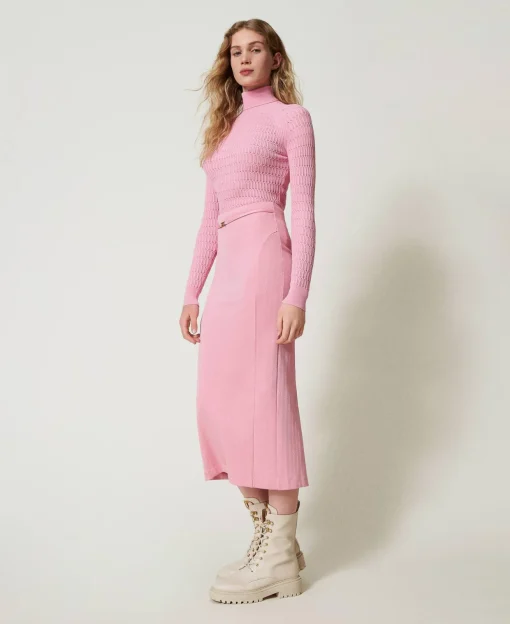 Jupe En Scuba Jacquard
