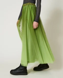 Jupe En Tulle Avec Imprimé Dégradé