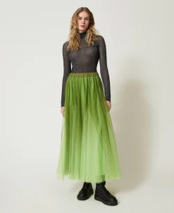 Jupe En Tulle Avec Imprimé Dégradé