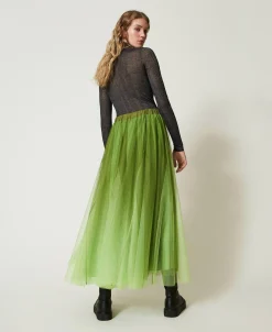 Jupe En Tulle Avec Imprimé Dégradé