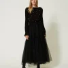 Jupe Longue En Tulle Plumetis
