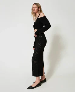 Jupe Longue Sans Coutures En Fil Treeblend