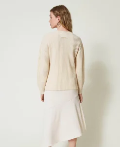 Jupe Mi-longue Avec Chaîne Oval T