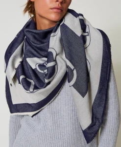 Keffieh Jacquard Avec Logo