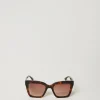 Lunettes De Soleil Carrées écaille De Tortue