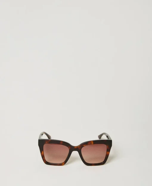 Lunettes De Soleil Carrées écaille De Tortue