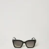 Lunettes De Soleil Carrées Avec Clous