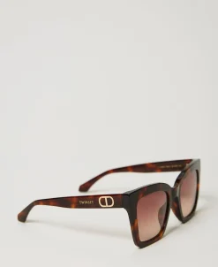 Lunettes De Soleil Carrées écaille De Tortue