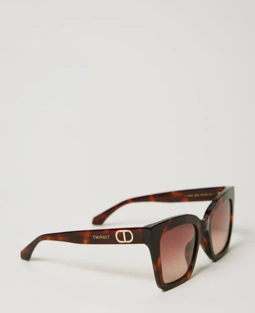 Lunettes De Soleil Carrées écaille De Tortue