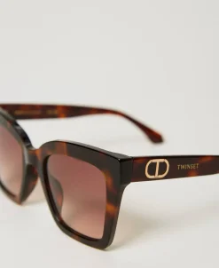 Lunettes De Soleil Carrées écaille De Tortue