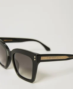 Lunettes De Soleil Carrées Avec Clous